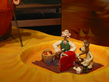 ウォレスとグルミットの「アードマンスタジオ展」2001〜