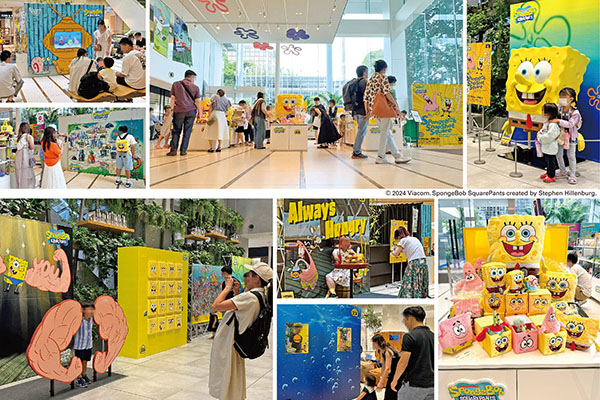 「スポンジ・ボブ スナップ ショット スクエア」玉川高島屋