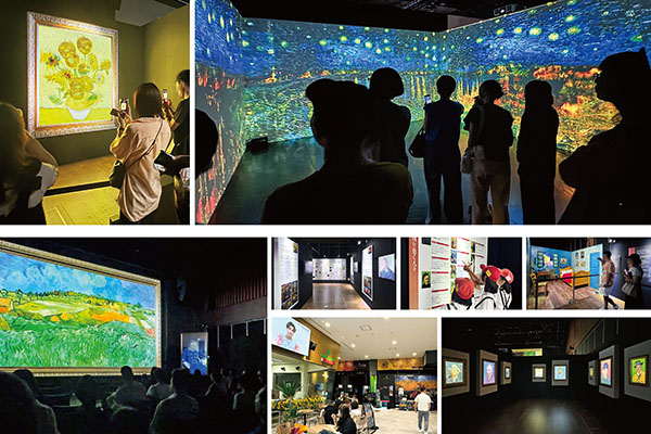 動くゴッホ展福井会場 スナップ ショット スクエア